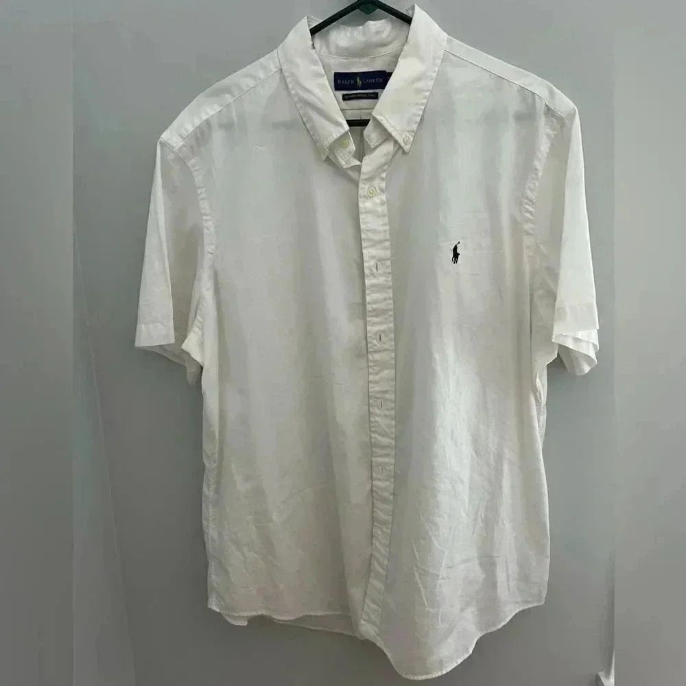 Extra Large White Ralph Lauren Button Down - Picture 5 of 5